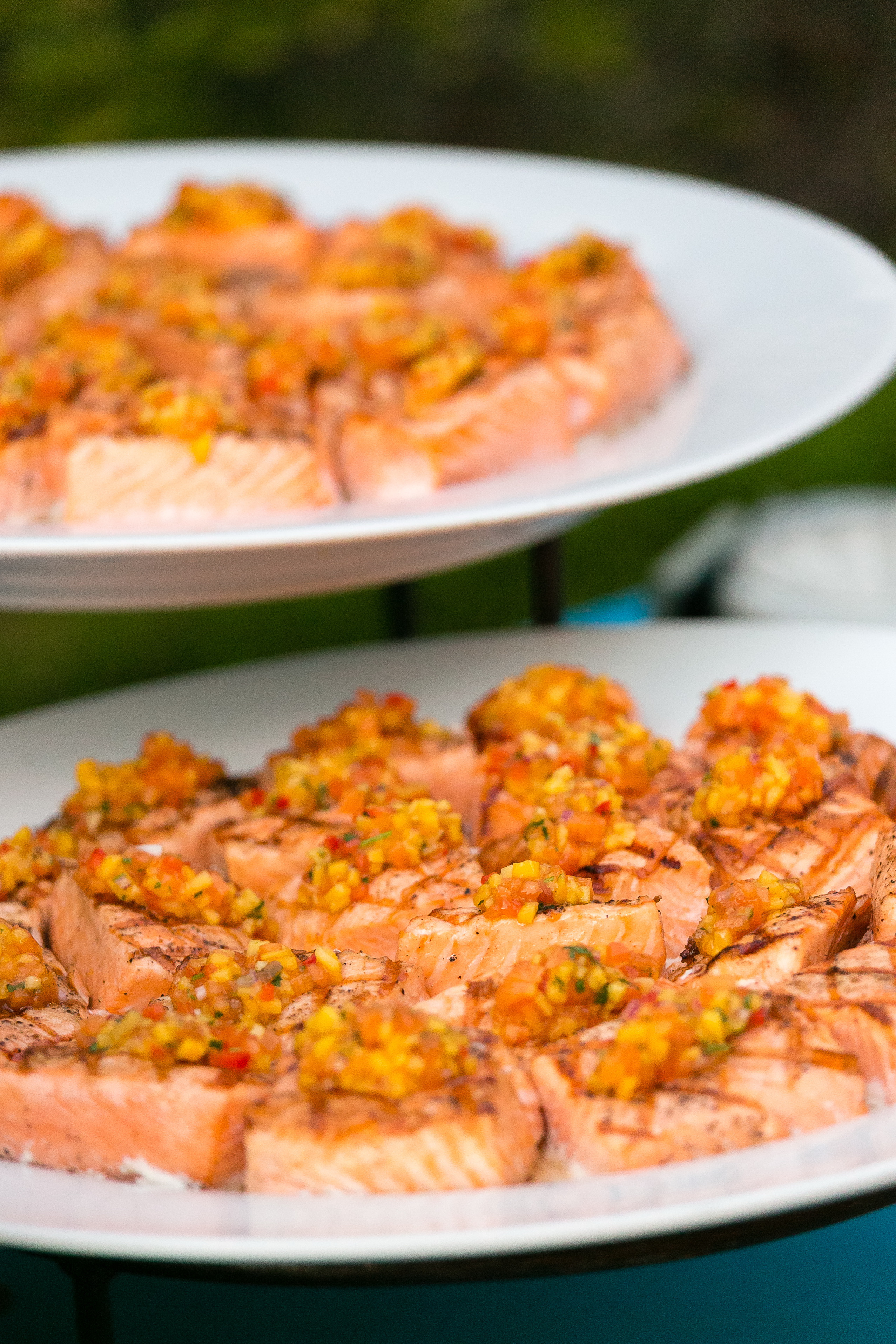 The Buffet entrees were delicious, especially the salmon Fellows of Contemporary Art